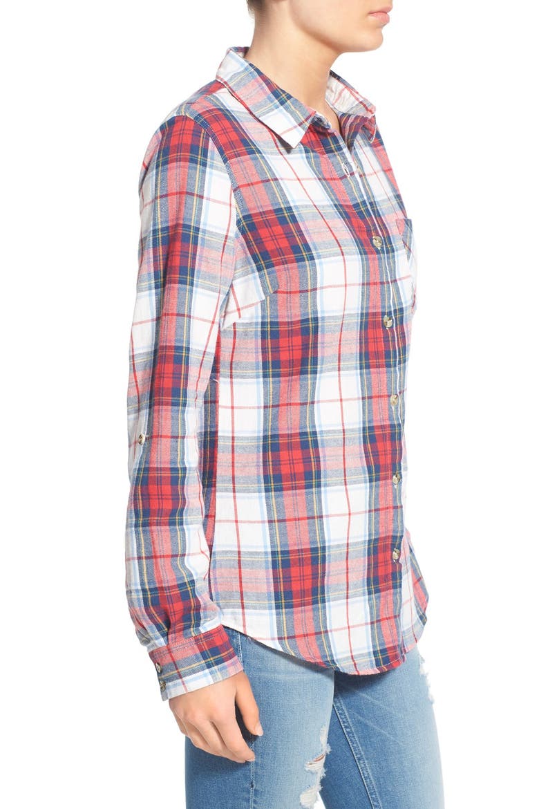 'Humboldt' Plaid Shirt, Alternate, color, RED MULTI