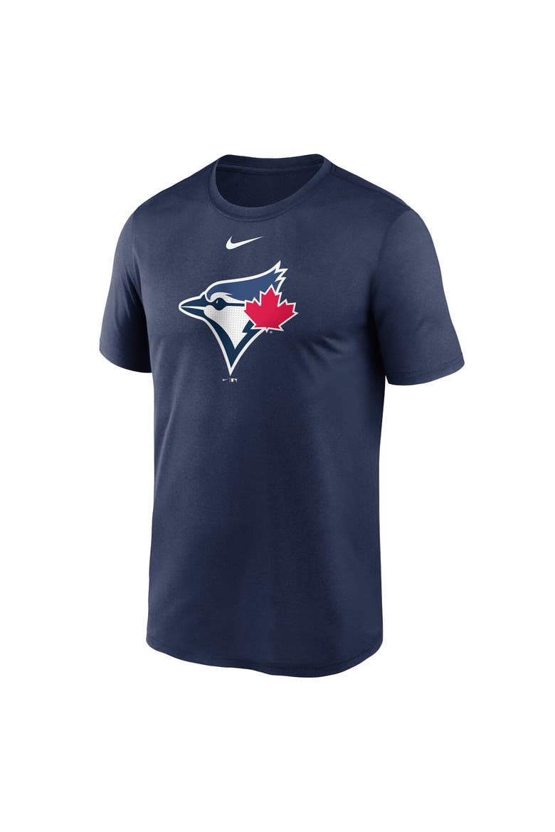 Men's Nike  Navy Toronto Blue Jays Legend Fuse Large Logo Performance T-Shirt, Alternate, color, Navy