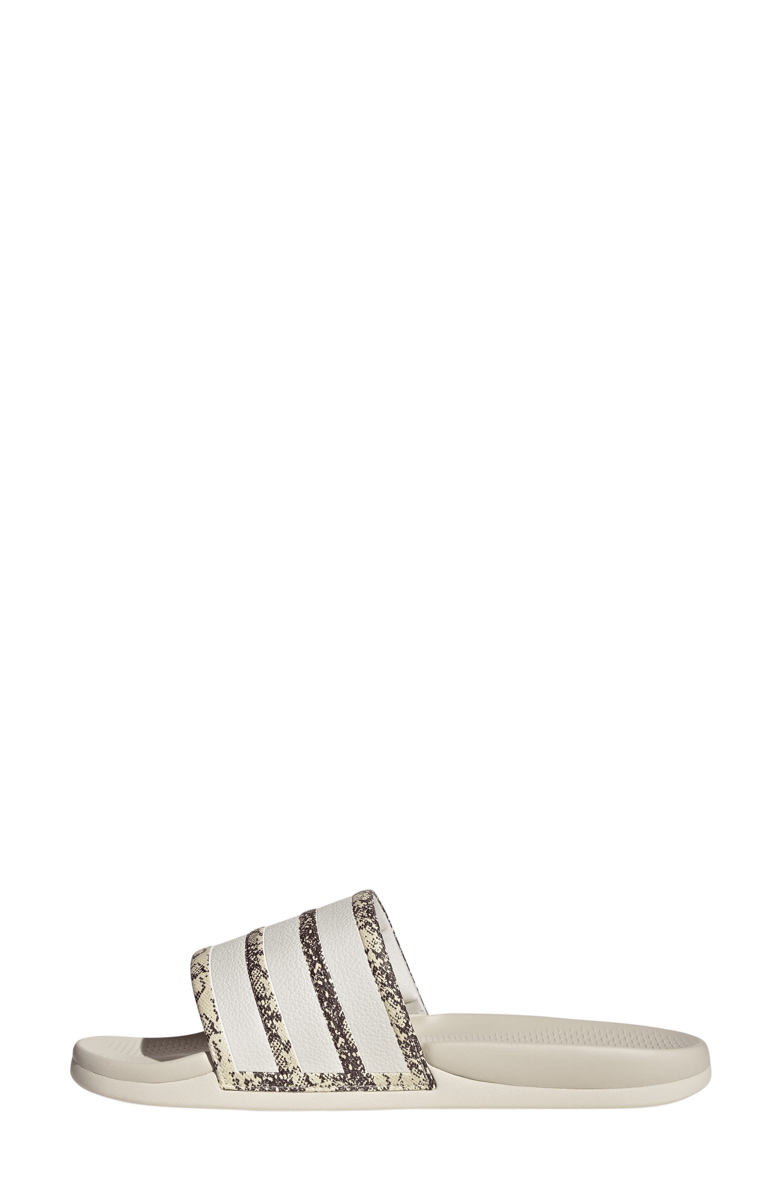 Gender Inclusive Adilette Comfort 2.0 Slide Sandal, Alternate, color, CHALK WHITE/ CHALK WHITE