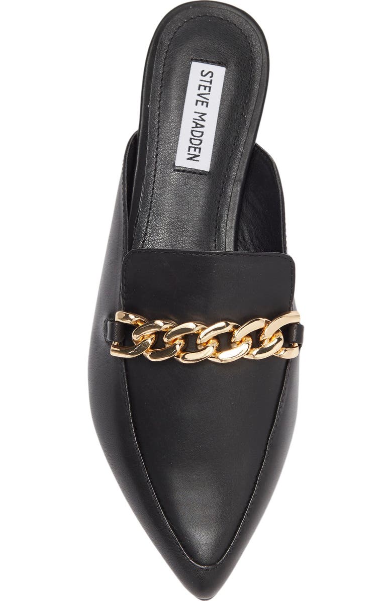 Steve Madden Pointy Toe Chain Mule, Alternate, color,