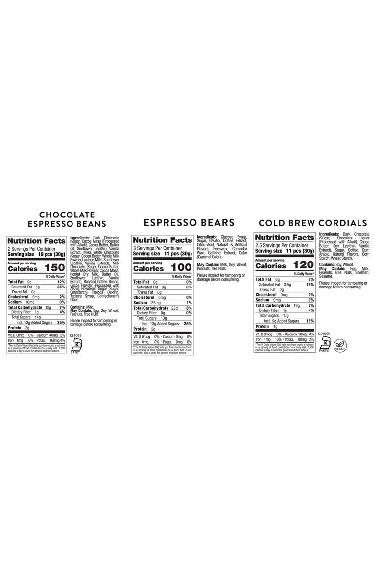 3-Piece Bellissimo Coffee Bento Box Candy Set, Alternate, color, NO COLOR