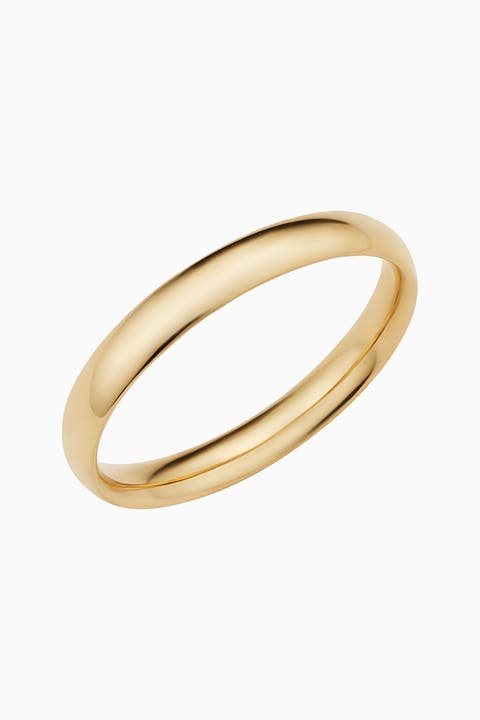 14K Gold Stack Forever Band Ring