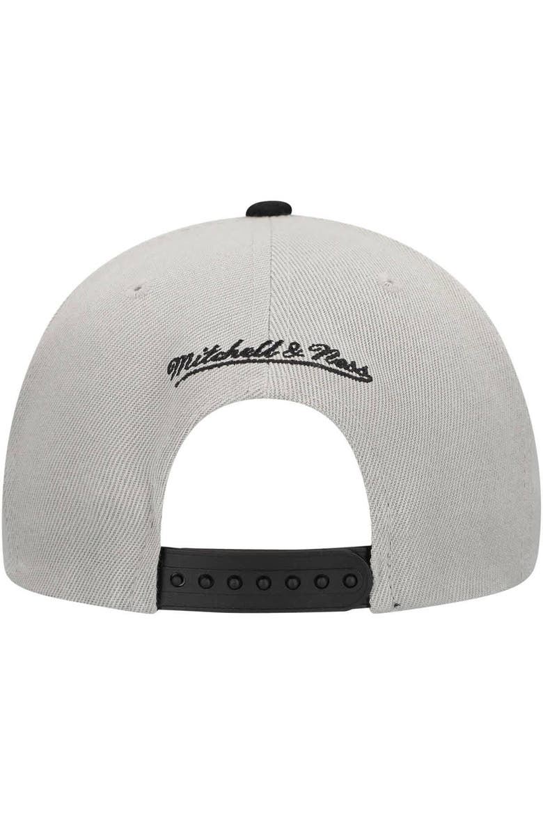 Men's Mitchell & Ness Gray San Francisco Giants Knock Out Panel Snapback Hat, Alternate, color, Gray