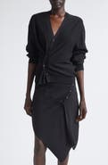 Lemaire Twisted Merino Wool Blend Cardigan