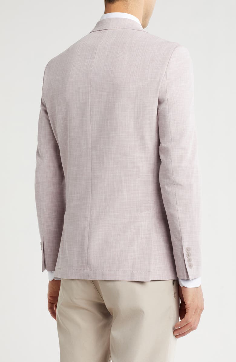 Calvin Klein Solid Stretch Sports Coat, Alternate, color, Light Pink