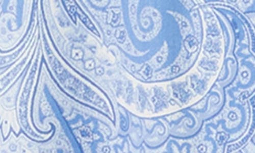 Ralph Lauren Lauren Paisley Cotton Blend Pajamas In Blue