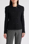 BOSS Jopana Double Breasted Tweed Jacket