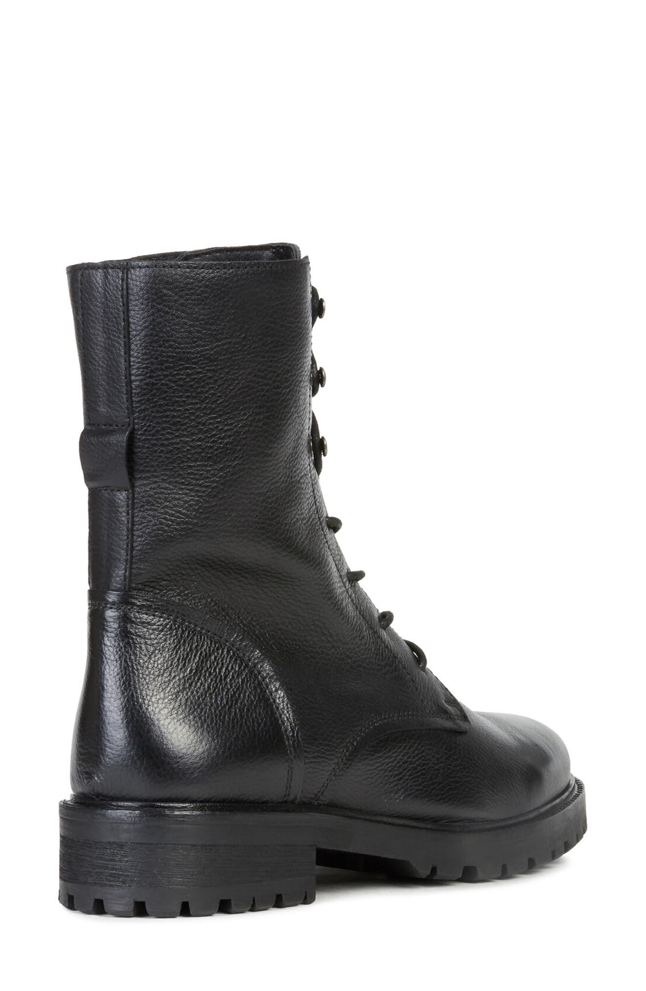 Hoara Lace-Up Boot, Alternate, color, BLACK