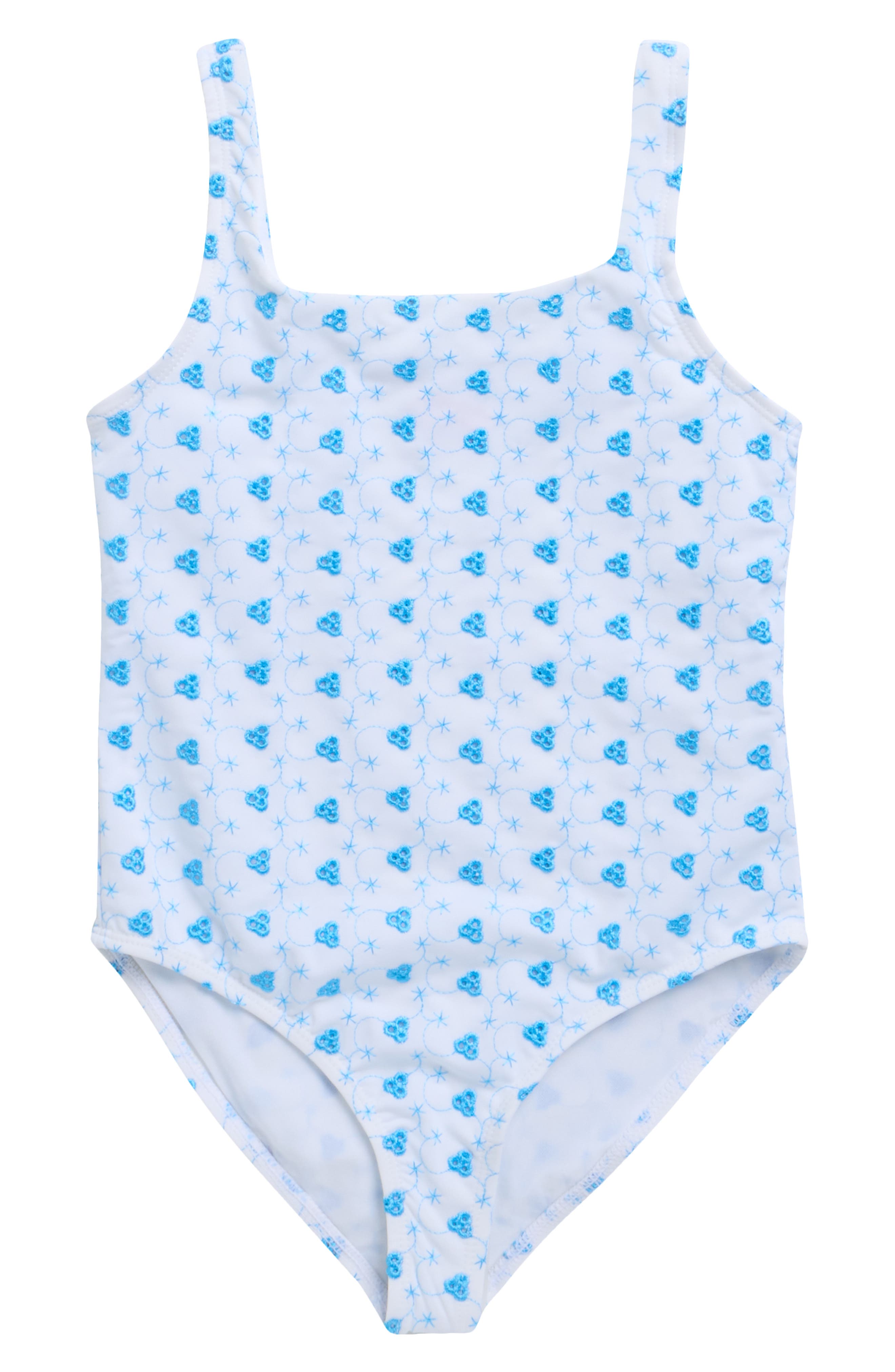 Miken Swim Kids' Eyelet One-Piece Swimsuit