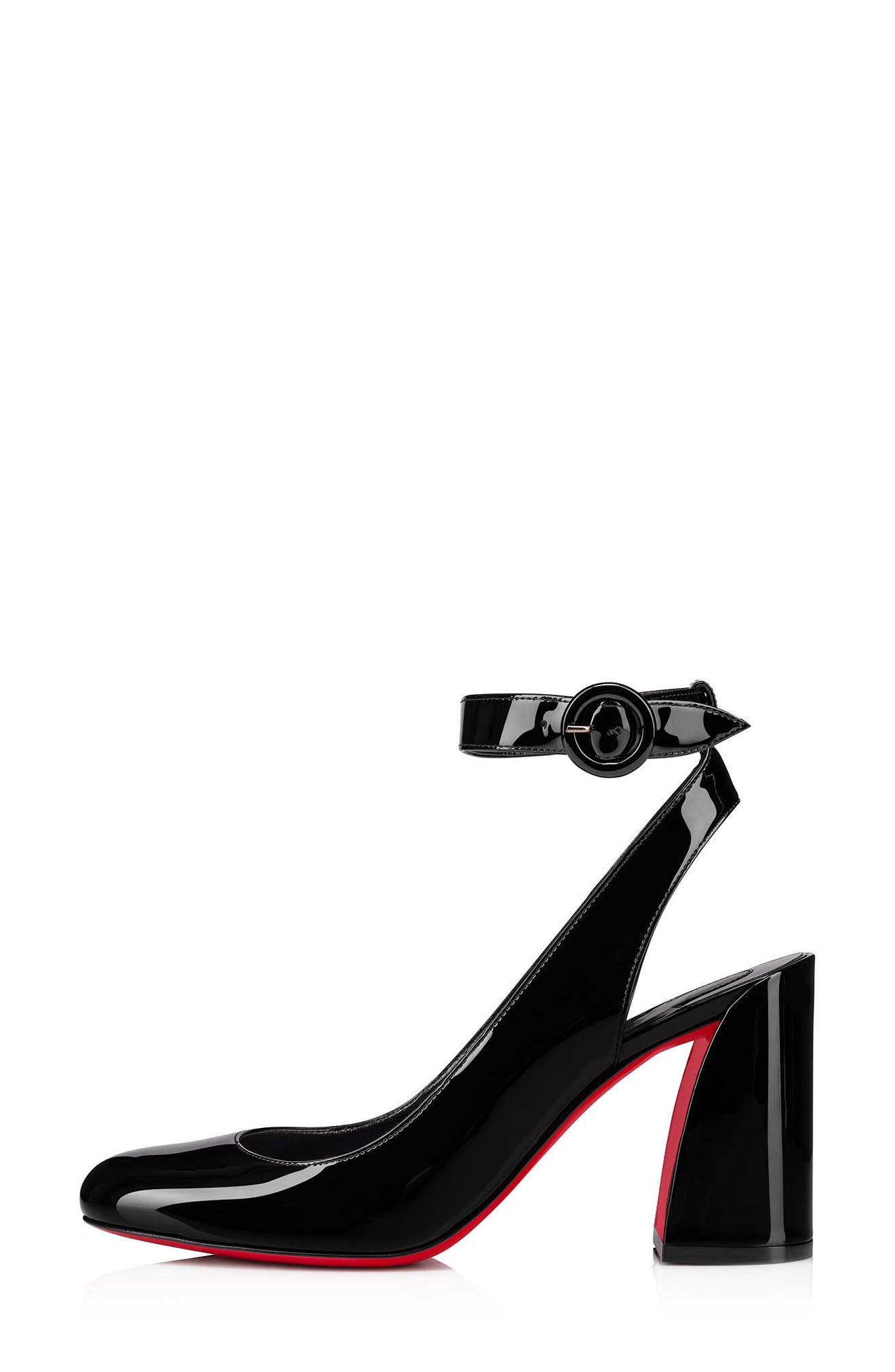Christian Louboutin Miss Sab Slingback Pump, Alternate, color, B439 Black/ Lin Black