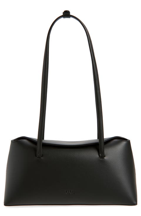 Chrystie Faux Leather Shoulder Bag