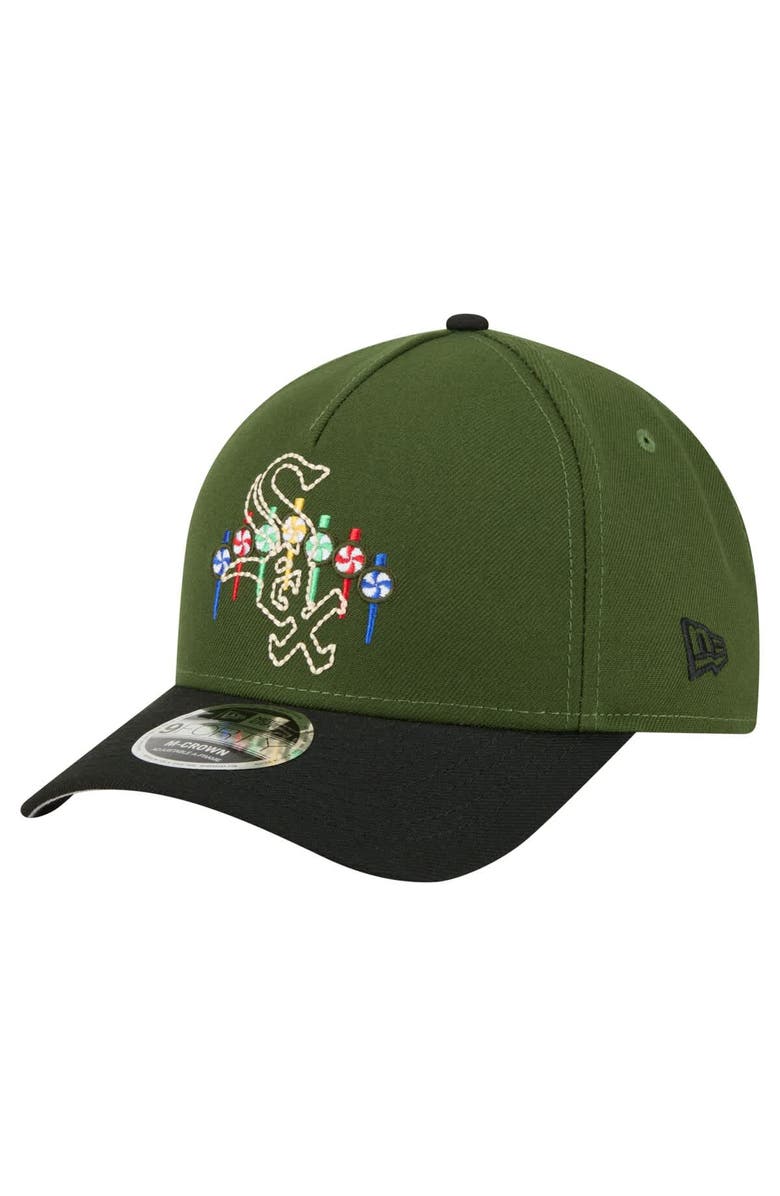 New Era Men's New Era Dark Green Chicago White Sox City Feature 9FORTY A-Frame Adjustable Hat, Main, color,