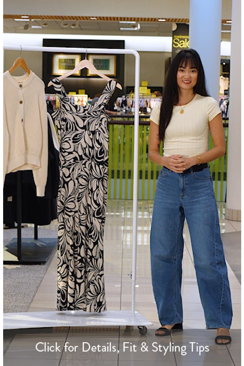 Print Sleeveless Maxi Dress video
