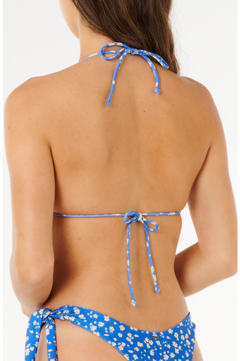 Surf Slider Triangle Bikini Top, Alternate, color, BLUE