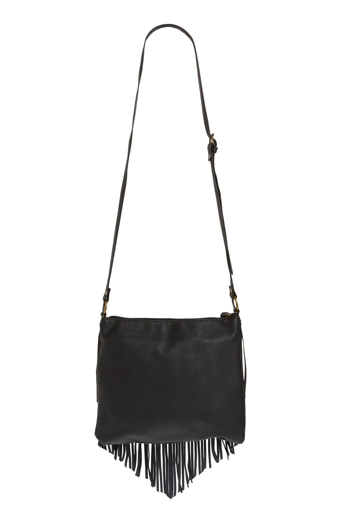 BP. Layered Fringe Crossbody Bag, Alternate, color, 