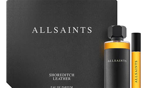 Allsaints Shoreditch Leather Eau De Parfum Set In Multi