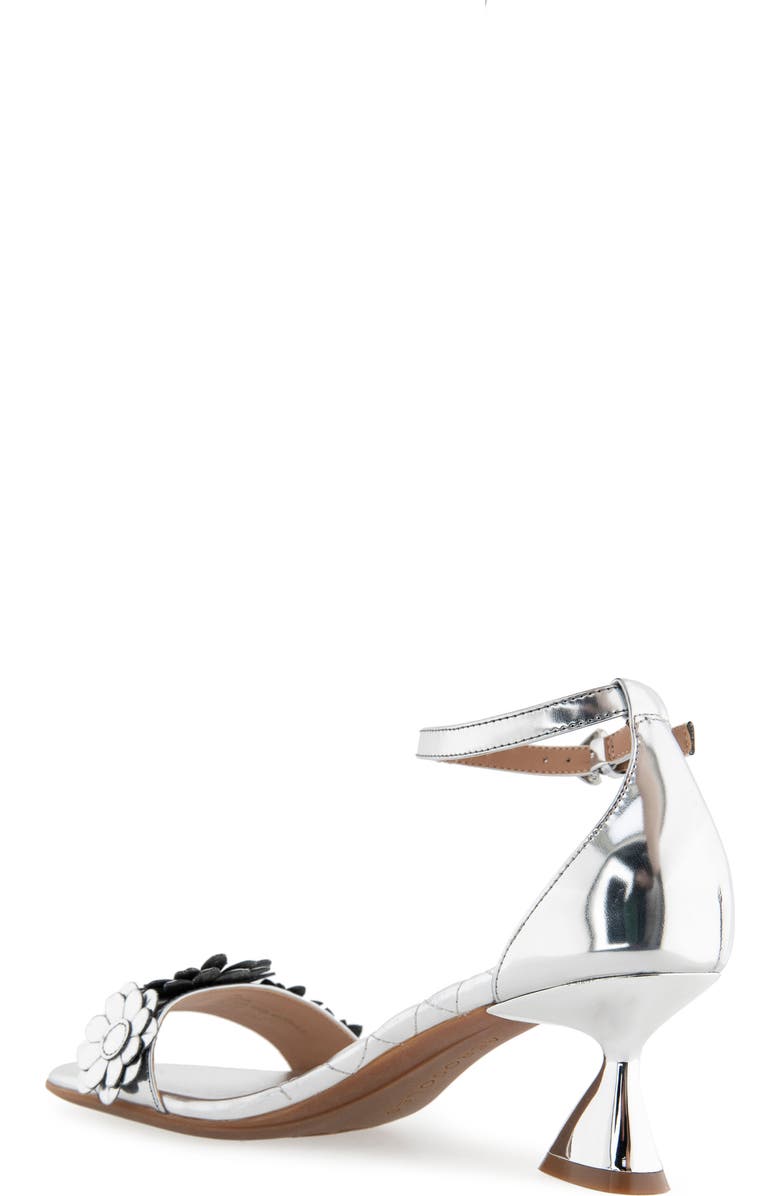 Aerosoles Jazzier Ankle Strap Sandal, Alternate, color, Silver Mirror Floral Leather