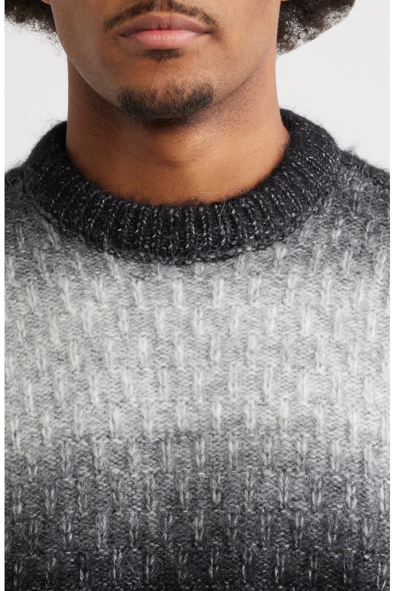 Haze Gradient Sweater, Alternate, color, BLACK MULTI