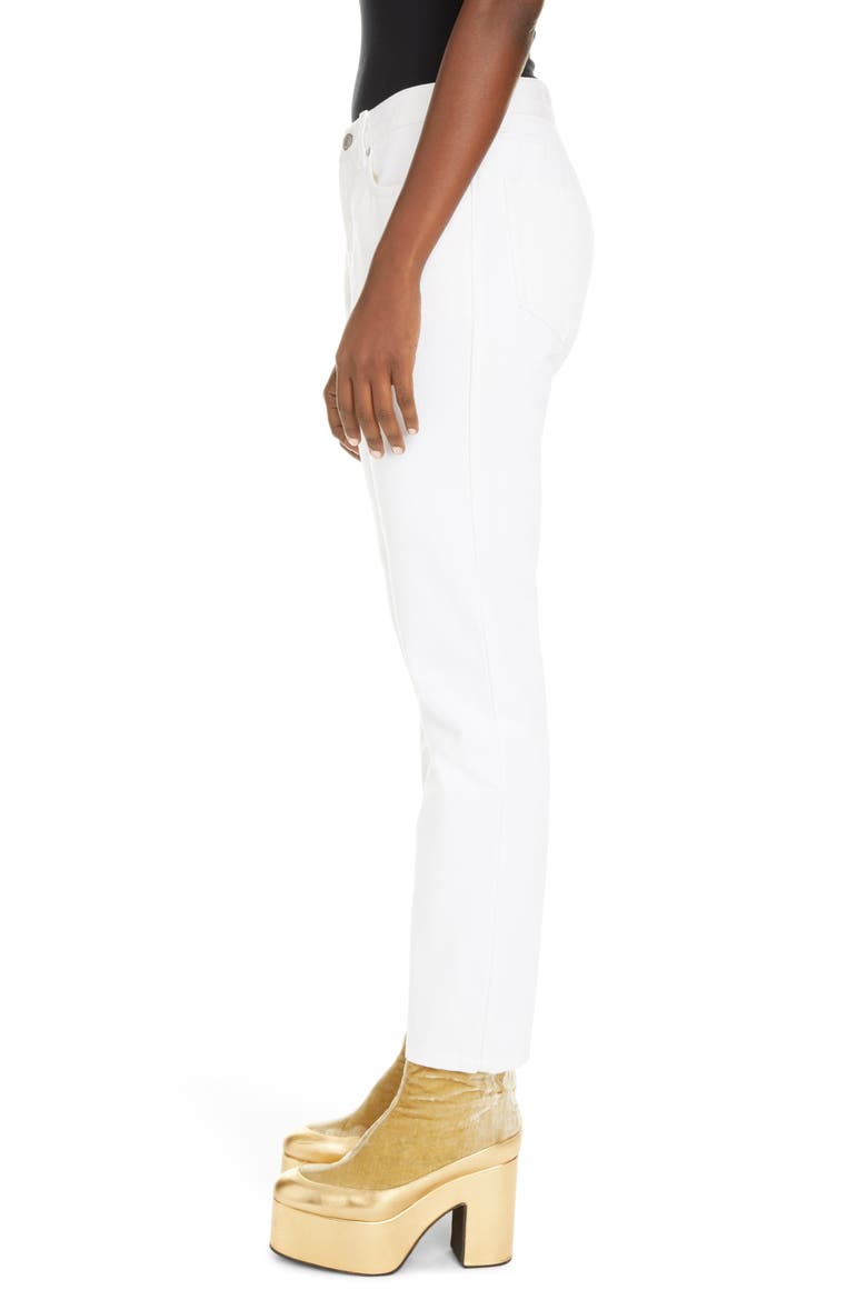 Perry Skinny Ankle Jeans, Alternate, color, WHITE