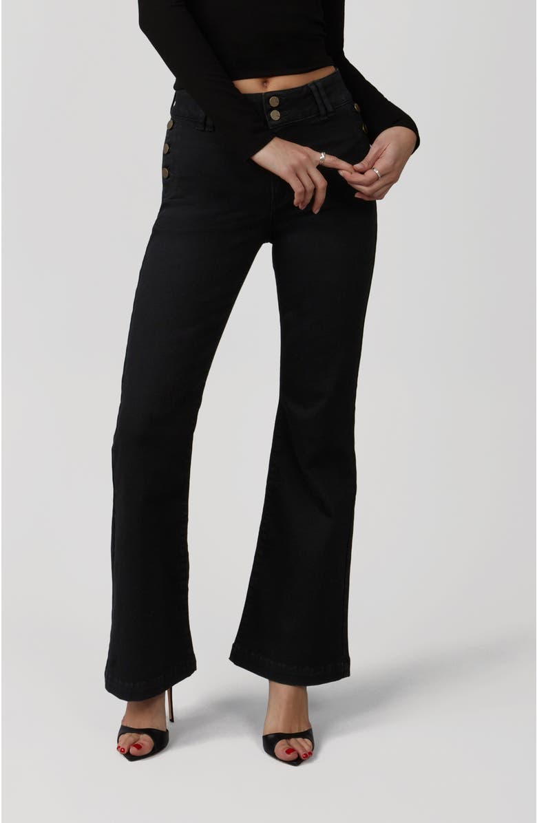 Lola Jeans Alice High Rise Flare Jeans, Alternate, color, 