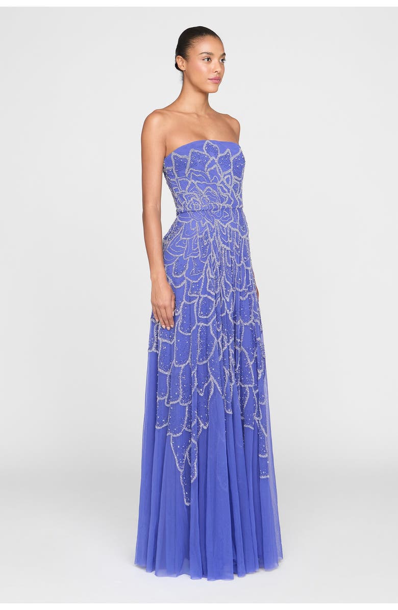 Theia Ramona Ombre Beaded Gown, Alternate, color, Iris Bloom