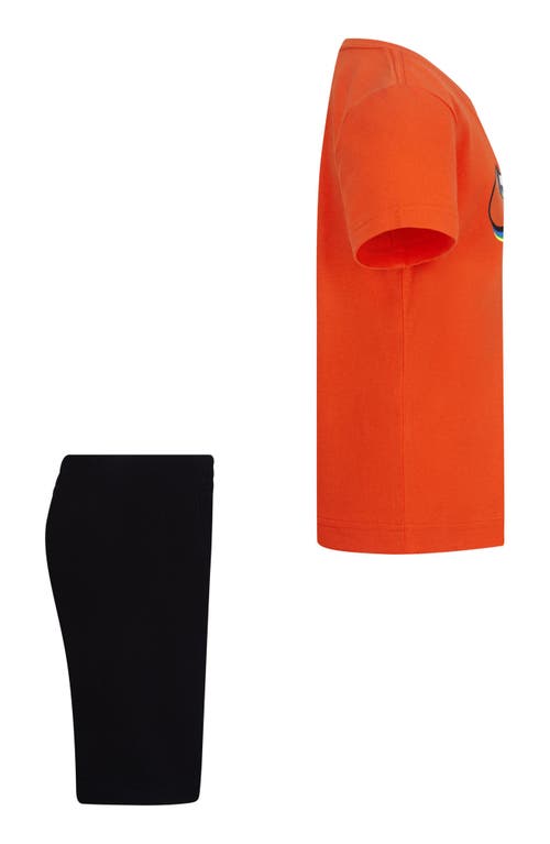 Nike Toddler Boys Fleece Short Set In Black