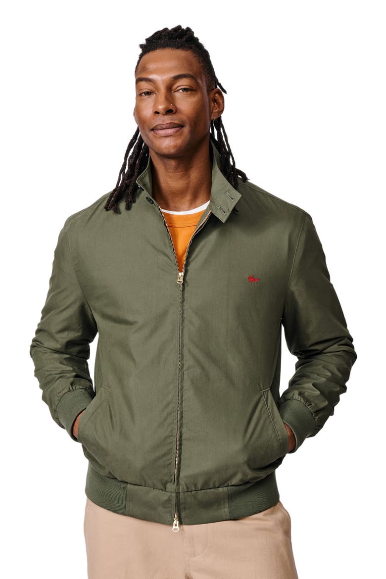 Authorpe Harrington Bomber Jacket, Alternate, color, Khaki