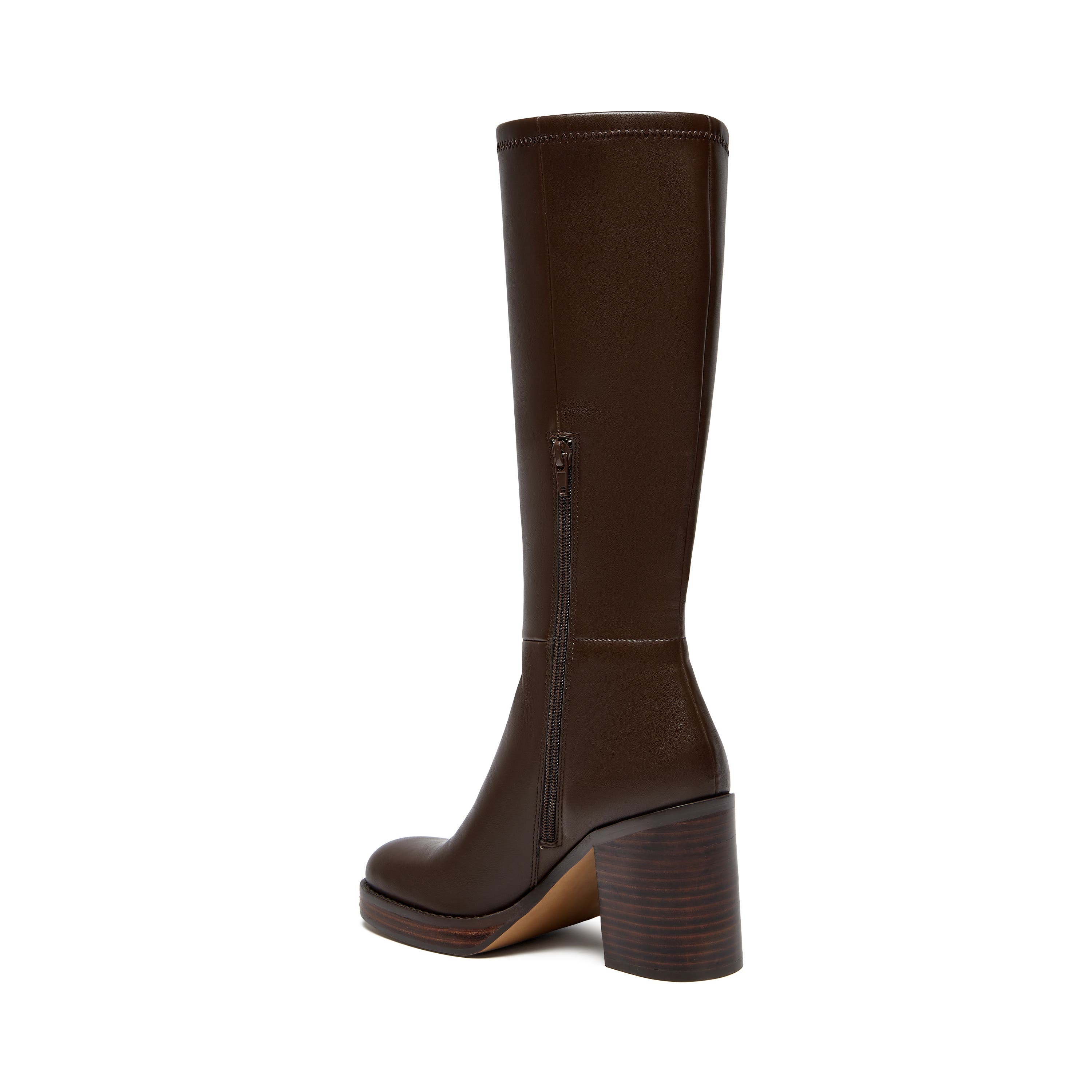 Posh Boot, Alternate, color, Chocolate Vegan