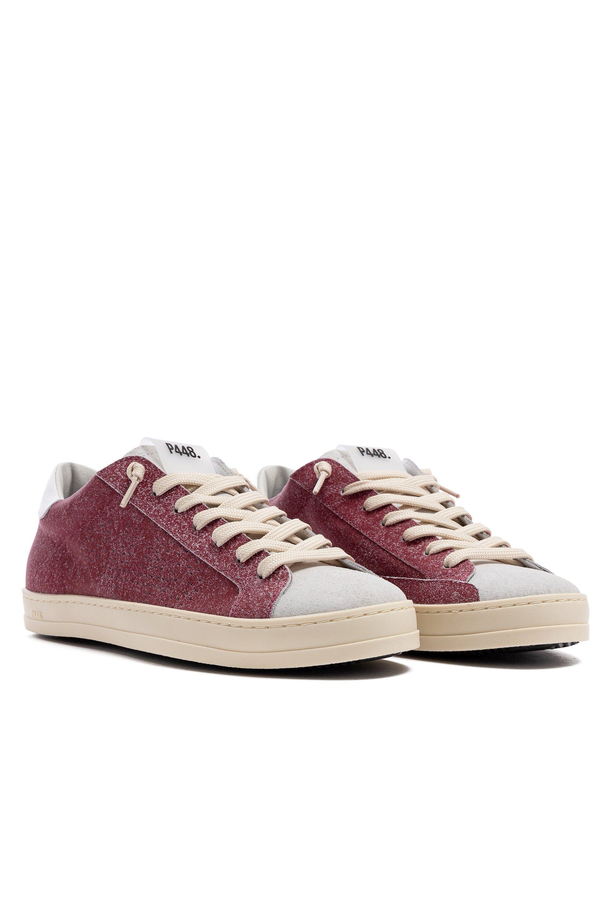 P448 John Sneaker, Alternate, color, Deco Burgundy