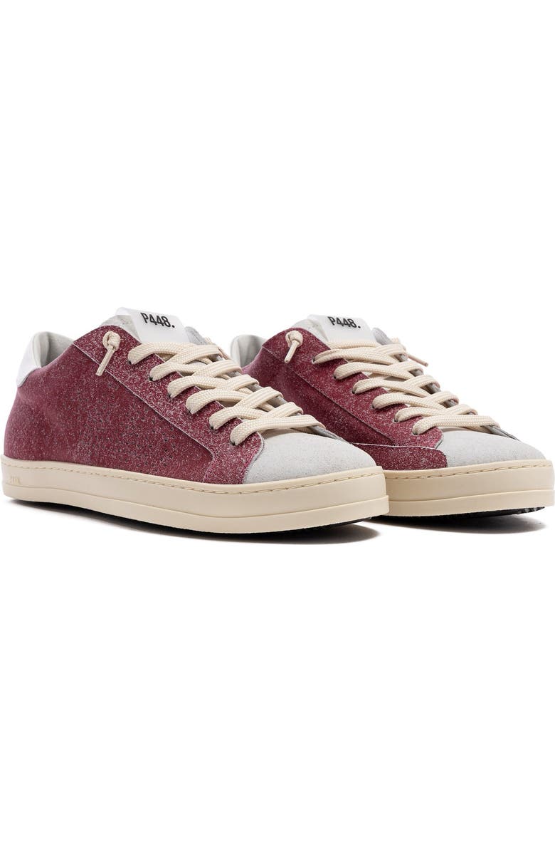 P448 John Sneaker, Alternate, color, Deco Burgundy