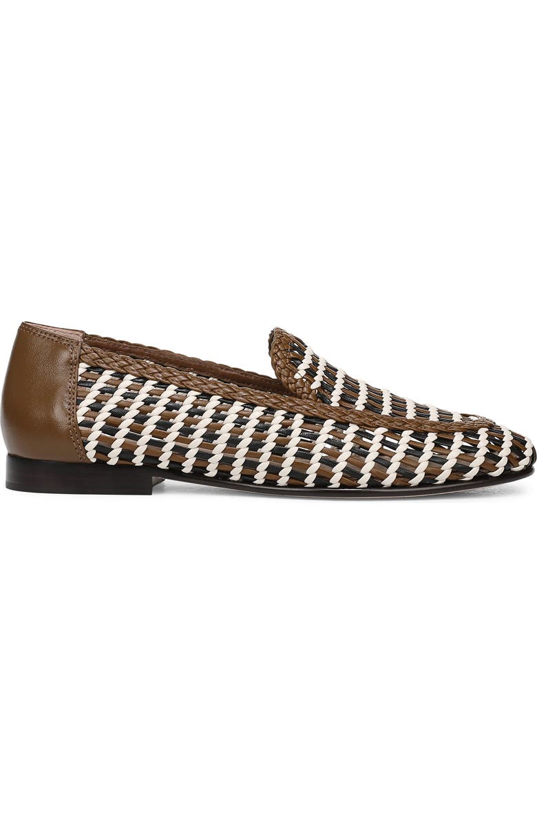 Veronica Beard Prilla Woven Loafer, Alternate, color, Brown Multi