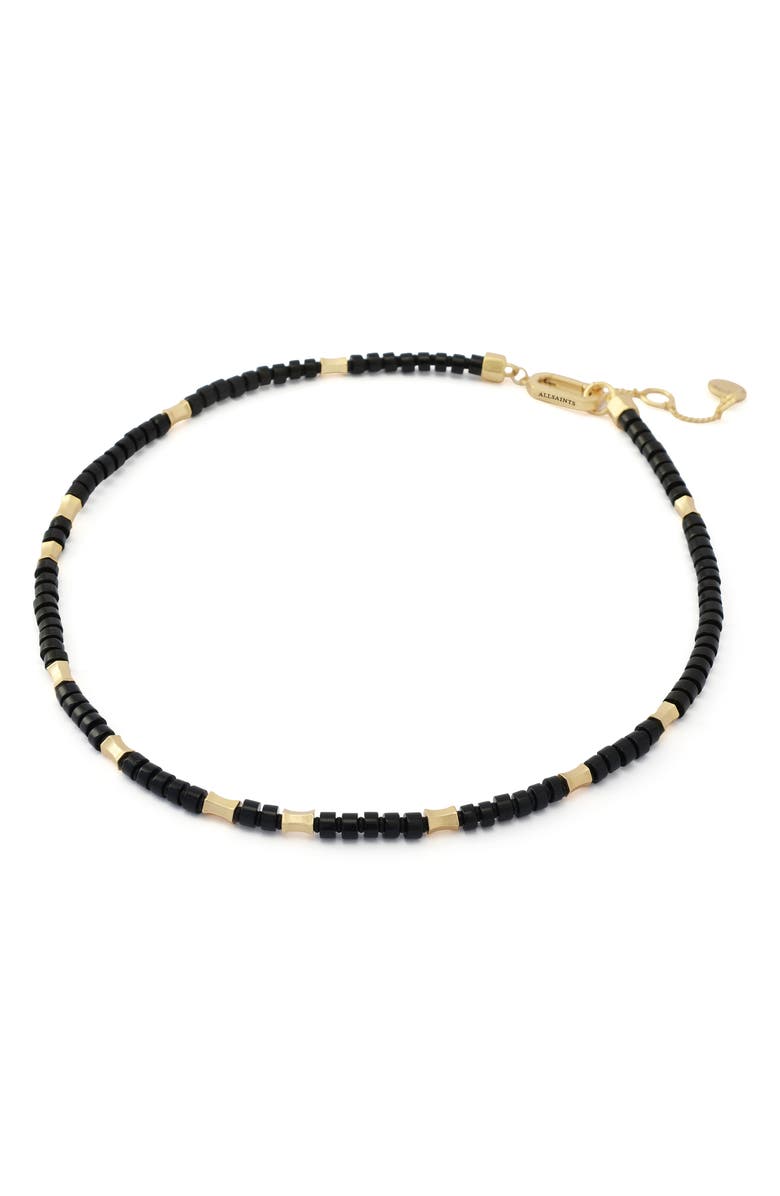 AllSaints Beaded Collar Necklace, Alternate, color, 