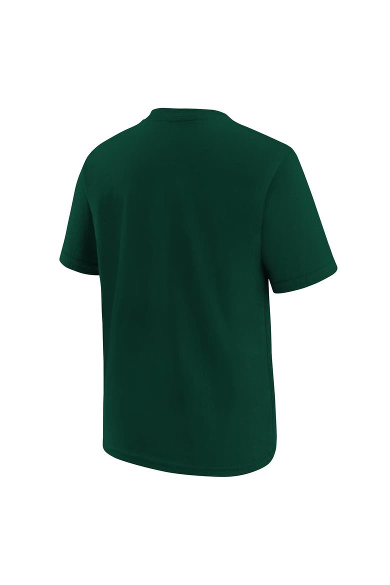 Youth Nike  Green Athletics Large Logo T-Shirt, Alternate, color, Green