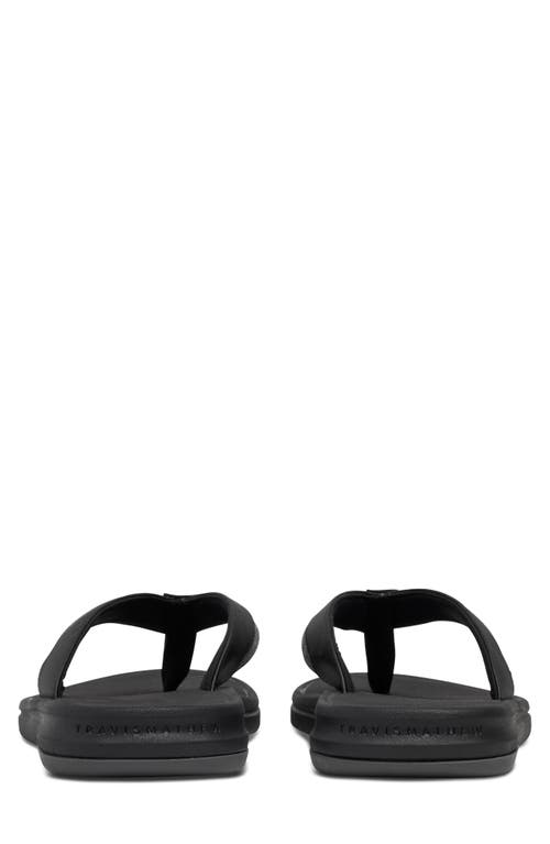 Travismathew The Daily Flip Flop In Black
