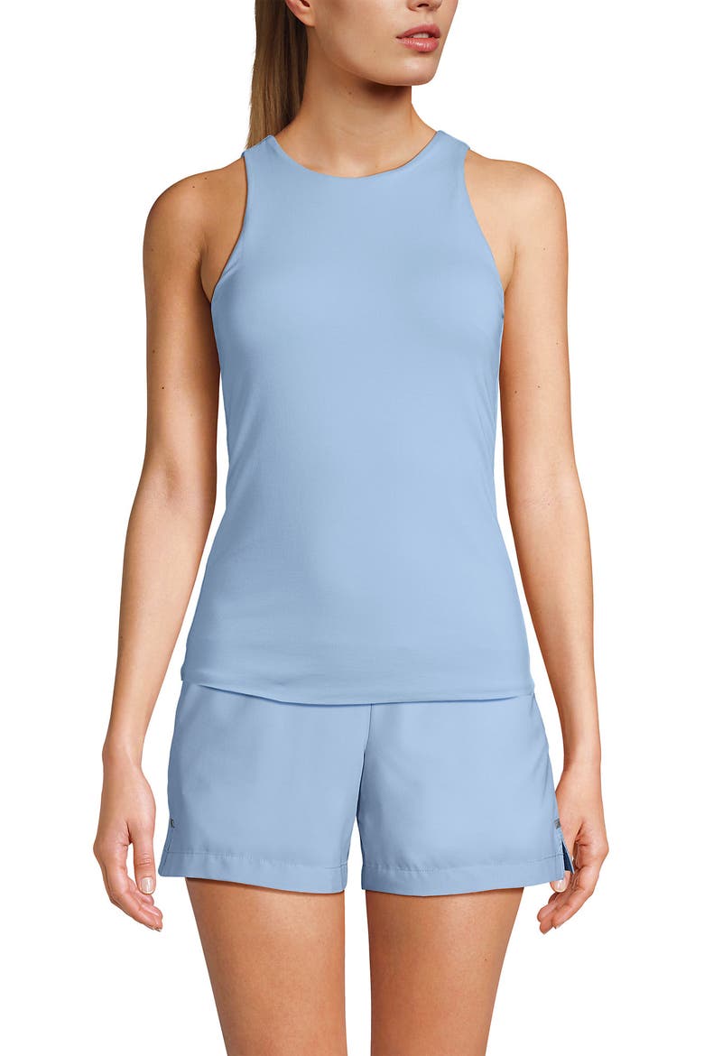 Slender Tank Top, Alternate, color, Soft Blue Haze