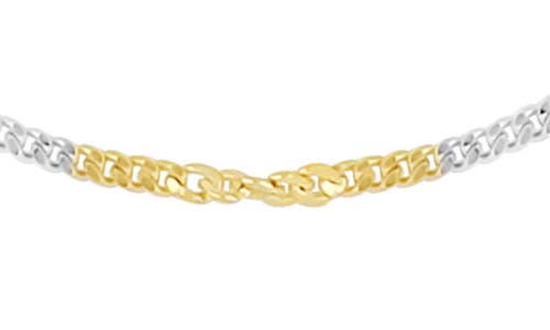 Bony Levy Two-tone 14k Gold Chain Necklace In Gold