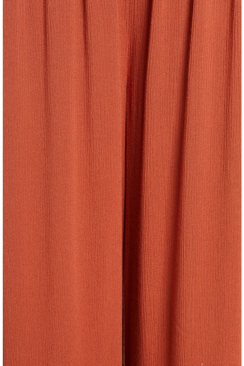Ana Smocked Split Leg Pants, Alternate, color, BROWN SPICE