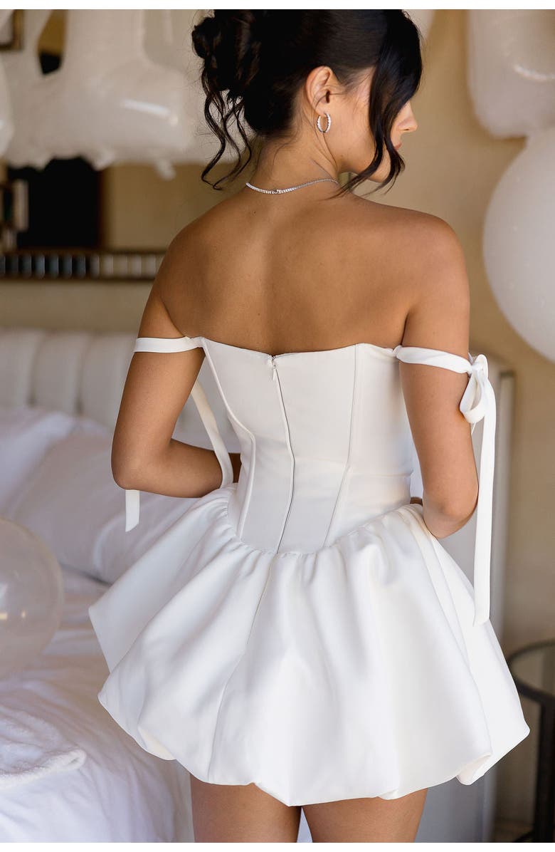 Untamed Petals Muse Mini Dress, Alternate, color, Ivory