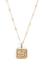 MIRANDA FRYE Harlow Initial Pendant Necklace