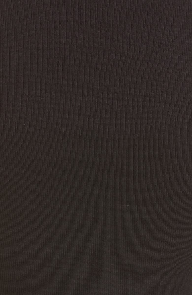 Off-White Logo Stamp Rib Stretch Organic Cotton T-Shirt, Alternate, color, 