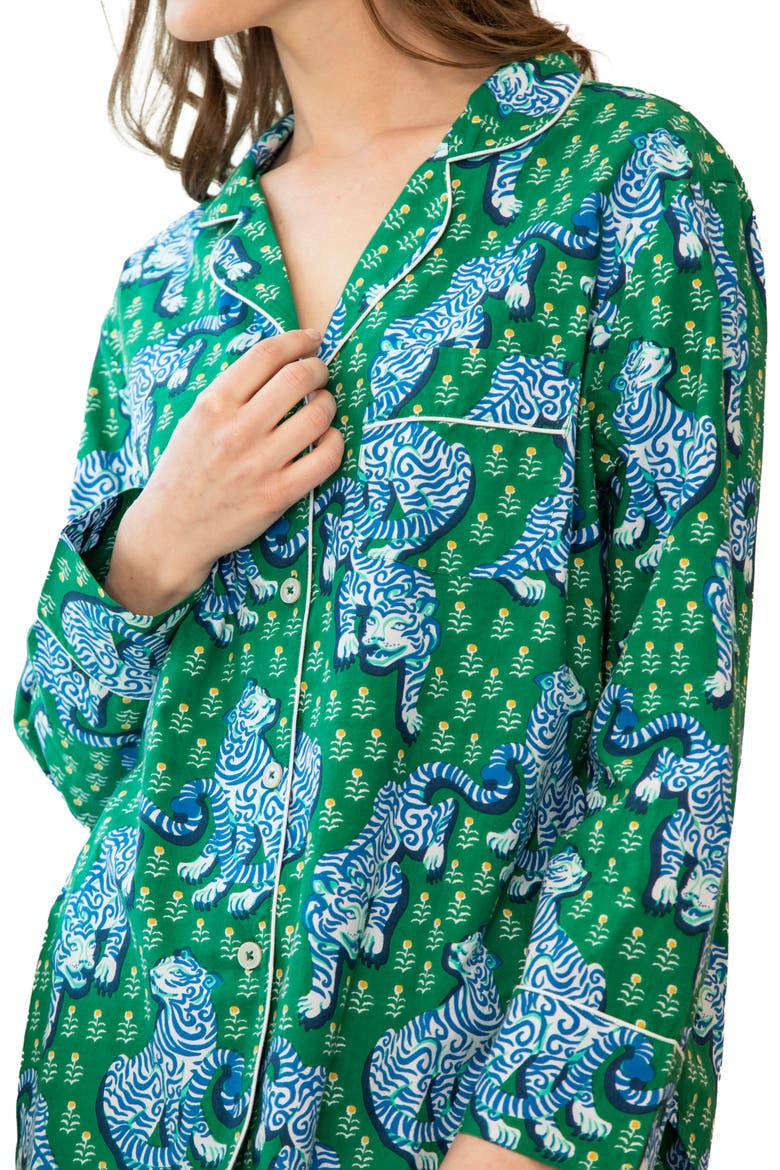 Long PJ Set, Alternate, color, Green Juice