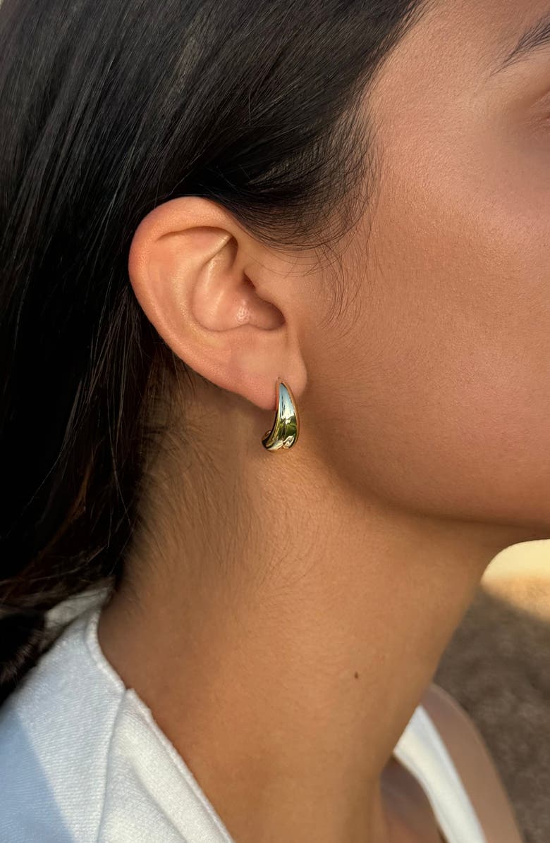 Adornia Set of 3 Hoop Earrings, Alternate, color, Gold