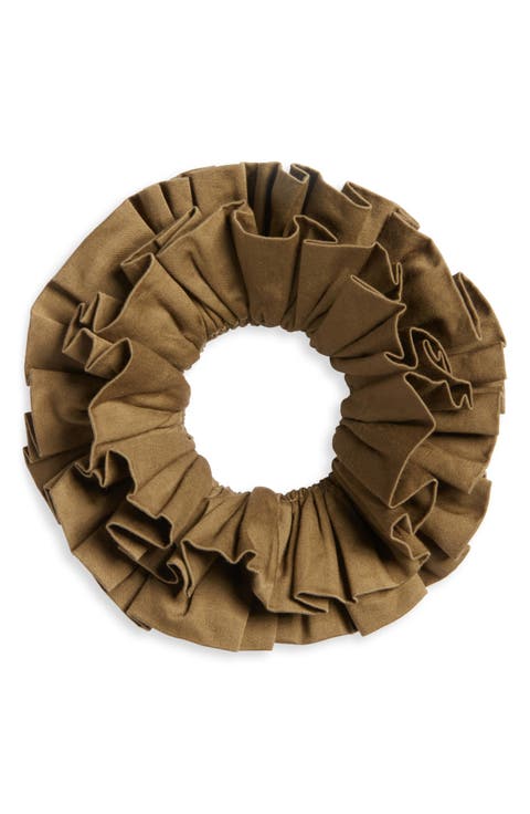 Garter Ruffle Scrunchie