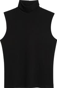 LESET Lauren Sleeveless Turtleneck