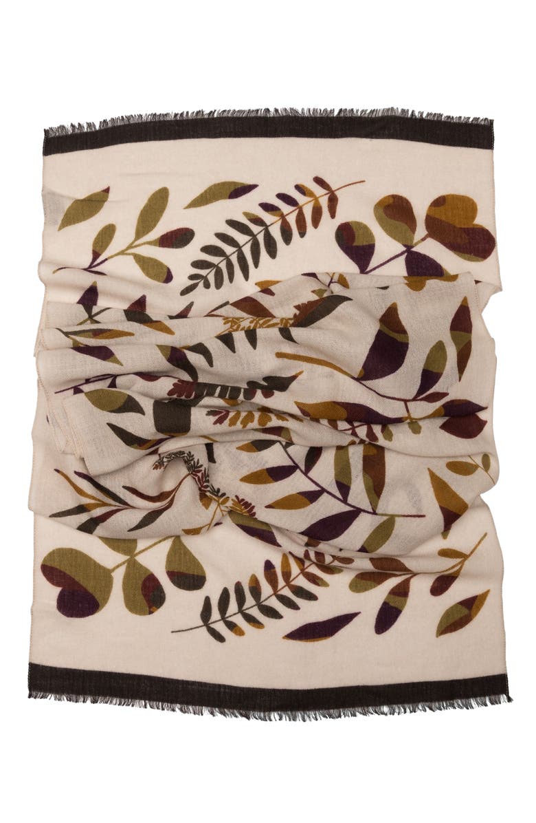 Elizabetta Georgia - Wool Scarf, Alternate, color, Beige