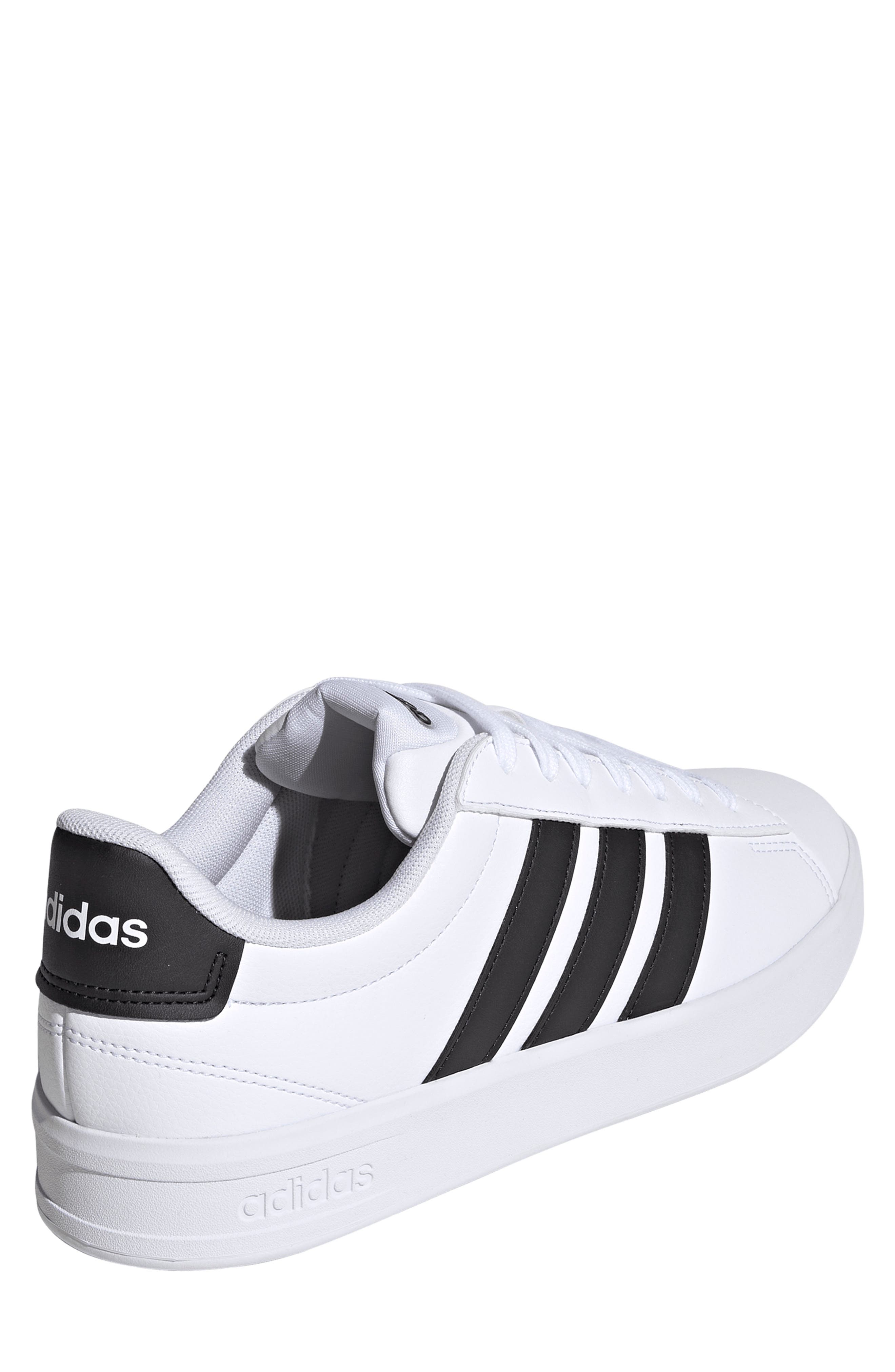 Grand Court 3.0 Sneaker, Alternate, color, WHITE/CORE BLACK/ WHITE
