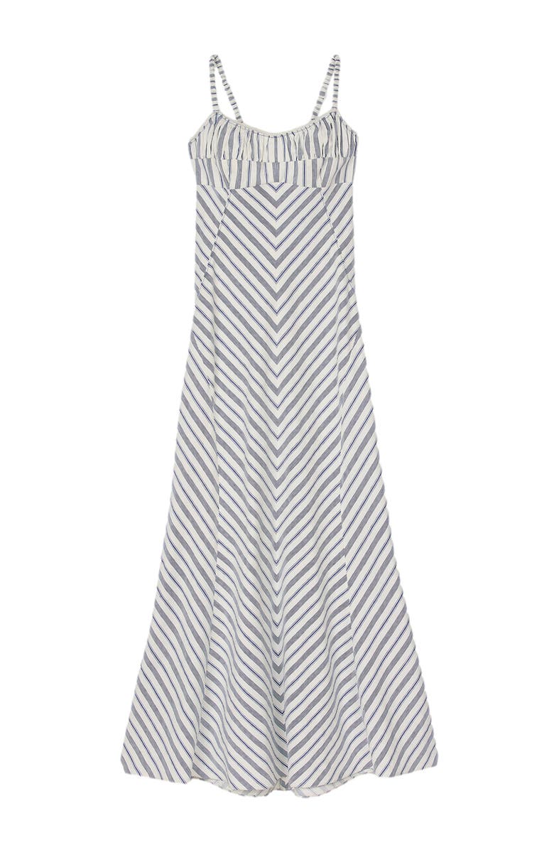 SANDRO Stripy maxi dress with straps, Alternate, color, 