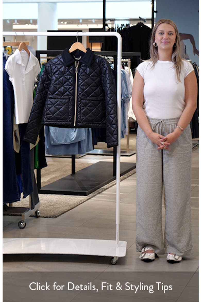 Zip Front Quilted Jacket video