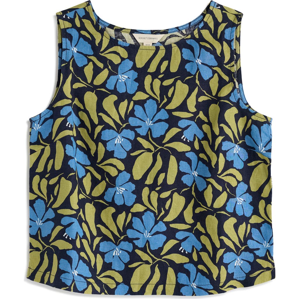 Seasalt Cornwall Colour Study Boxy Linen Tank