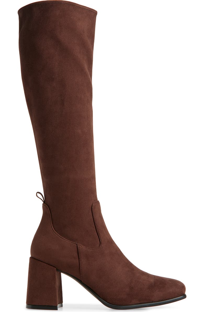 Jeffrey Campbell Hotlava Knee High Boot, Alternate, color, Dark Brown Suede